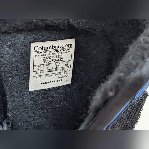 COLUMBIA, Bugaboot Celsius Boots - ToddlersBright Indigo/Black, Size 5T - Picture 9 of 9